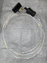 Load image into Gallery viewer, Pure solid core Silver figure 8 power mains cable 2M
